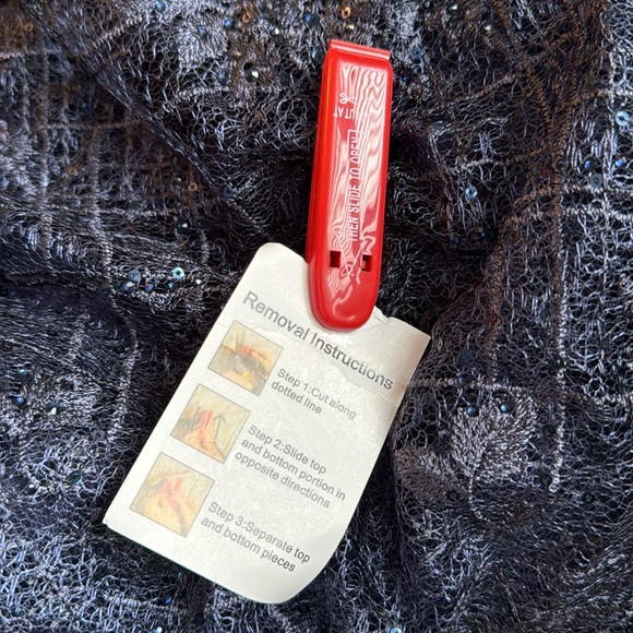 NWT MAC DUGGAL EMBELLISHED PLUNGE NECK PUFF SLEEVE A LINE GOWN 20283 - Picture 11 of 16